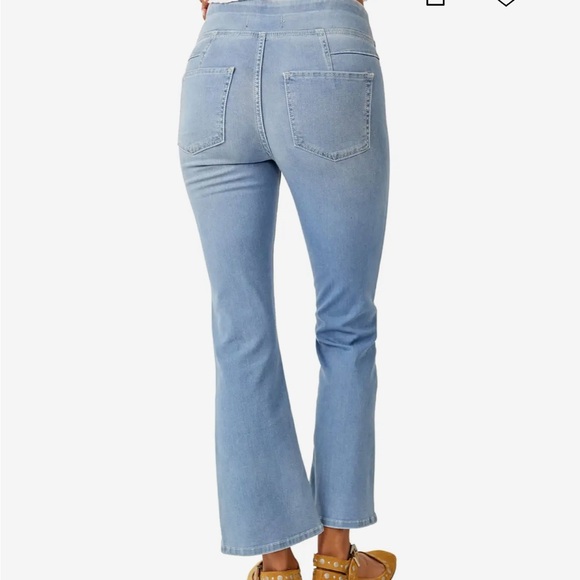 WE THE FREE In My Feelings Mid Rise Pull On Cropped Boot Jeans--S - Picture 4 of 14